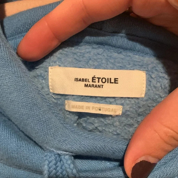 ISABEL MARANT Etoile Miley logo hooded pullover sweatshirt - Picture 3 of 10